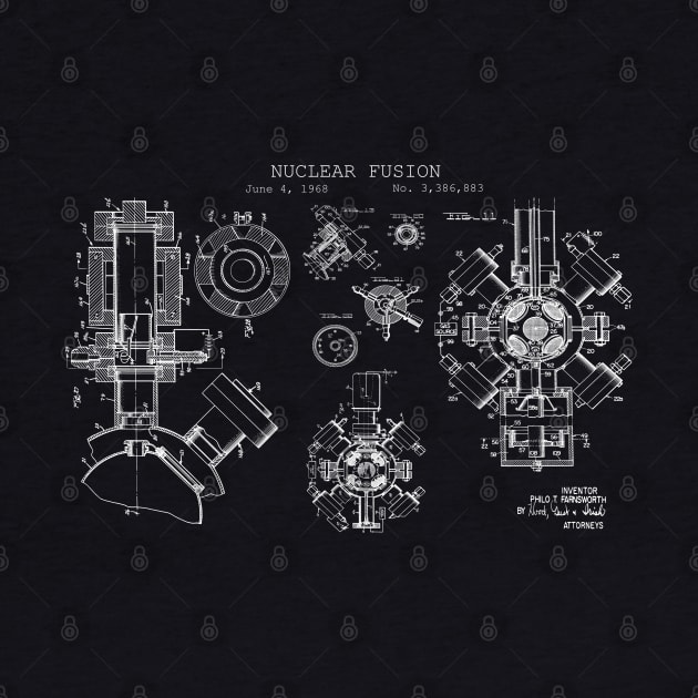 Nuclear Fusion Blueprints 1968 by MadebyDesign